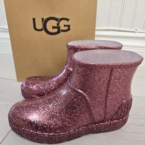 UGG Drizlita Glitter Kids Boots Sz 4